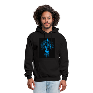 Guitar Tree Of Life Men's Hoodie - black