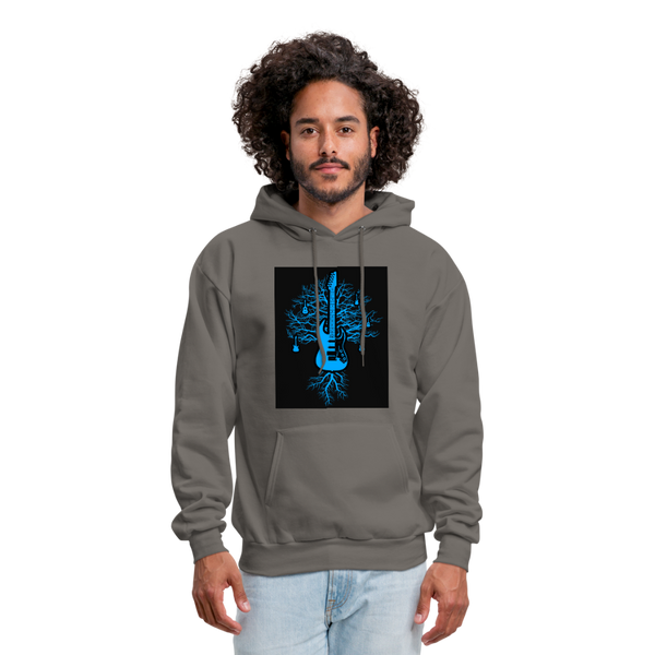 Guitar Tree Of Life Men's Hoodie - asphalt gray