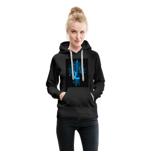 Guitar Tree of Life Women’s Premium Hoodie - black