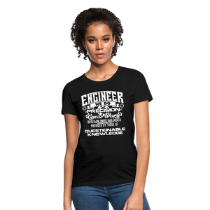 Engineer We Do Precision Guess Work Women's T-Shirt - black