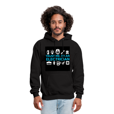 Trust Me I'm An Electrician Men's Hoodie - black