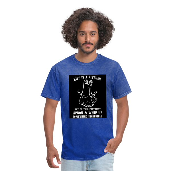 Life Is A Kitchen Men's T-Shirt - mineral royal