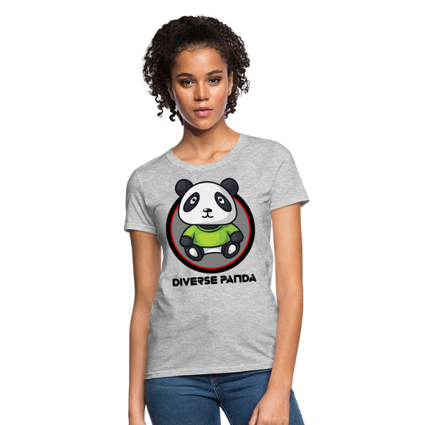 Diverse Panda Original Women's T-Shirt - heather gray