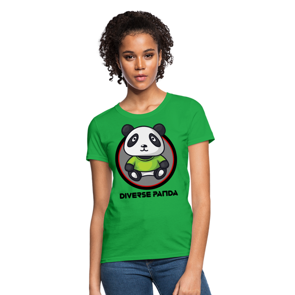 Diverse Panda Original Women's T-Shirt - bright green