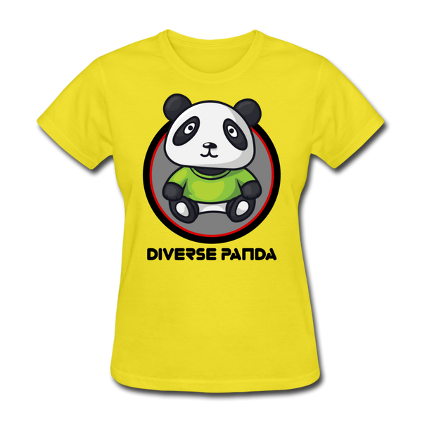 Diverse Panda Original Women's T-Shirt - yellow