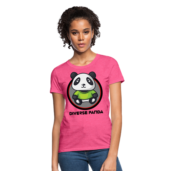 Diverse Panda Original Women's T-Shirt - heather pink