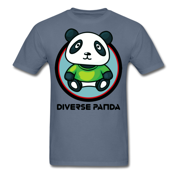 Diverse Panda Greener Theme Men's T-Shirt - denim