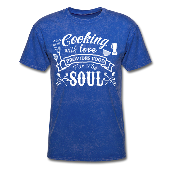 Cooking With Love Provides Food For The Soul Men's T-Shirt - mineral royal