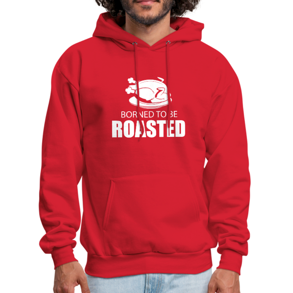 Borned To Be Roasted Men's Hoodie - red