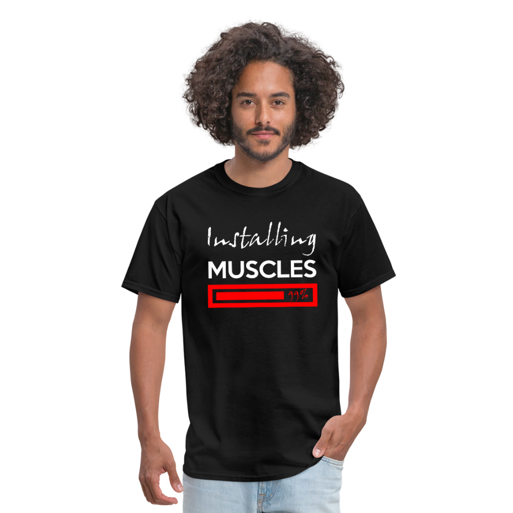 Installing Muscles Men's T-Shirt - black