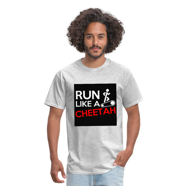 Run Like A Cheetah Men's T-Shirt - heather gray