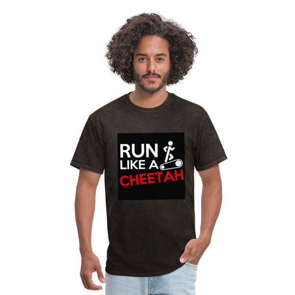 Run Like A Cheetah Men's T-Shirt - mineral black