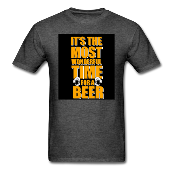 It's The Most Wonderful Time For A Beer Men's T-Shirt - heather black