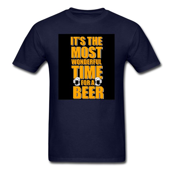 It's The Most Wonderful Time For A Beer Men's T-Shirt - navy