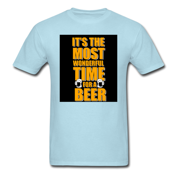 It's The Most Wonderful Time For A Beer Men's T-Shirt - powder blue