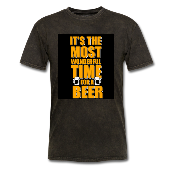 It's The Most Wonderful Time For A Beer Men's T-Shirt - mineral black