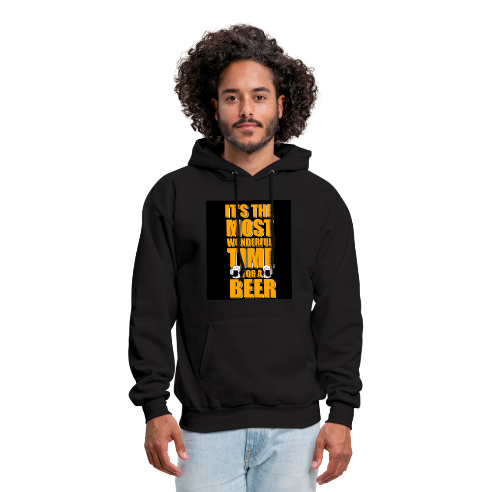 It's The Most Wonderful Time For A Beer Men's Hoodie - black