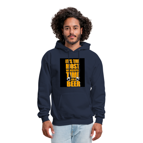 It's The Most Wonderful Time For A Beer Men's Hoodie - navy