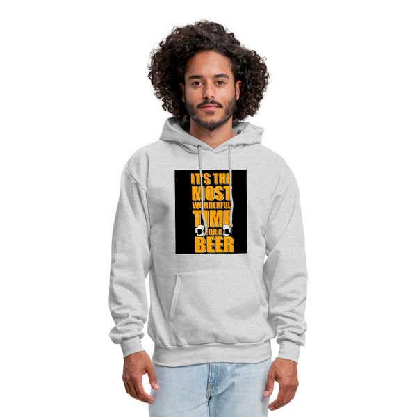 It's The Most Wonderful Time For A Beer Men's Hoodie - ash 