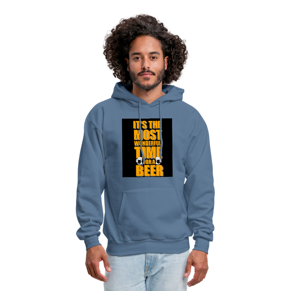 It's The Most Wonderful Time For A Beer Men's Hoodie - denim blue