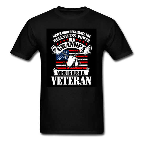 Grandpa Veteran Men's Classic T-Shirt - black