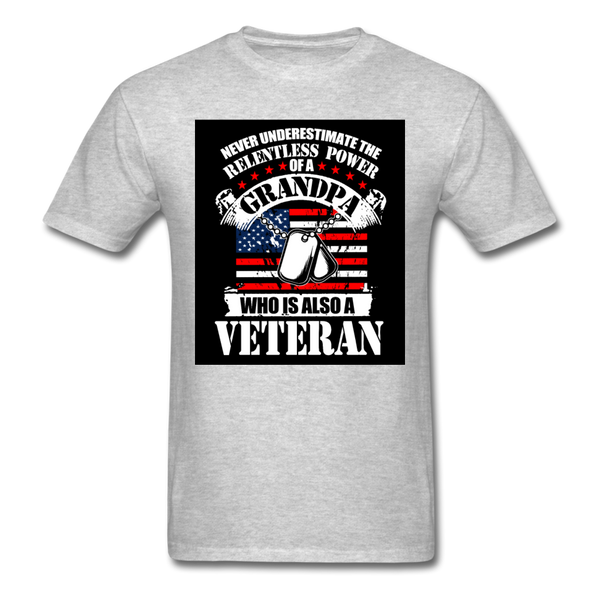 Grandpa Veteran Men's Classic T-Shirt - heather gray