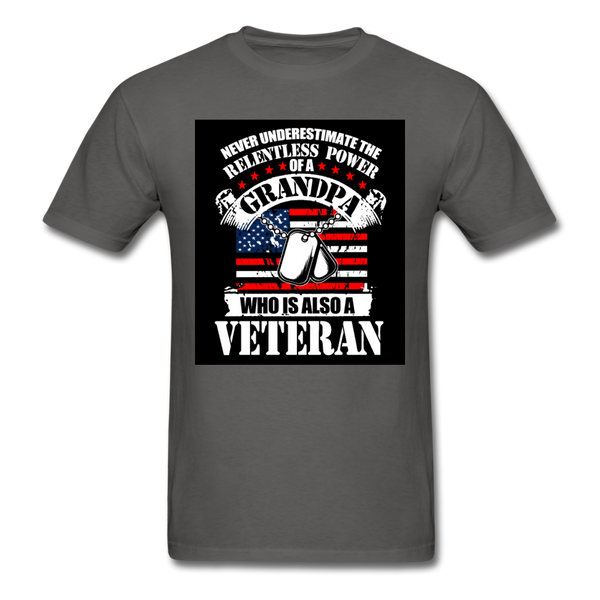 Grandpa Veteran Men's Classic T-Shirt - charcoal