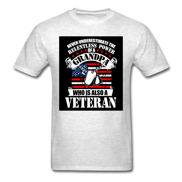 Grandpa Veteran Men's Classic T-Shirt - light heather gray