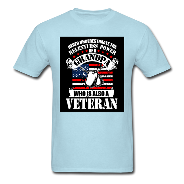 Grandpa Veteran Men's Classic T-Shirt - powder blue