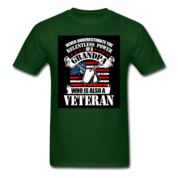 Grandpa Veteran Men's Classic T-Shirt - forest green