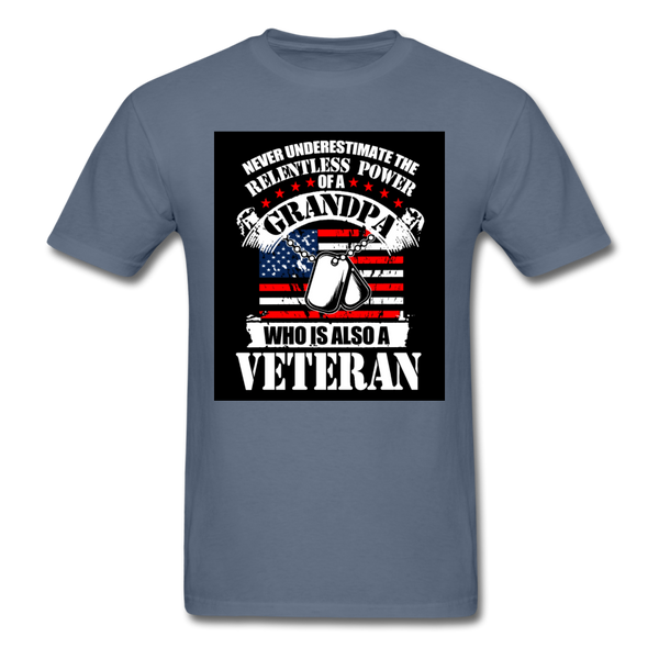 Grandpa Veteran Men's Classic T-Shirt - denim