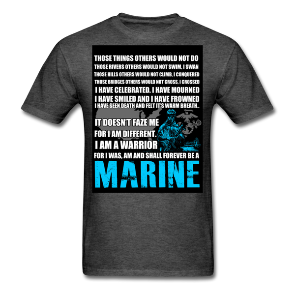 Marine Men's Classic T-Shirt - heather black