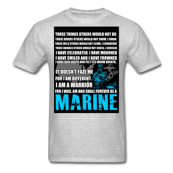 Marine Men's Classic T-Shirt - heather gray