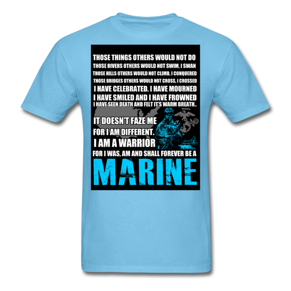 Marine Men's Classic T-Shirt - aquatic blue