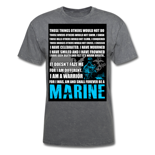 Marine Men's Classic T-Shirt - mineral charcoal gray