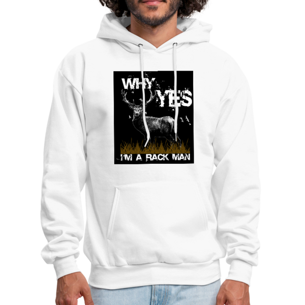 Men's Hoodie - white