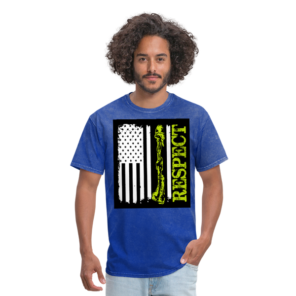 Respect The Veterans Men's T-Shirt - mineral royal