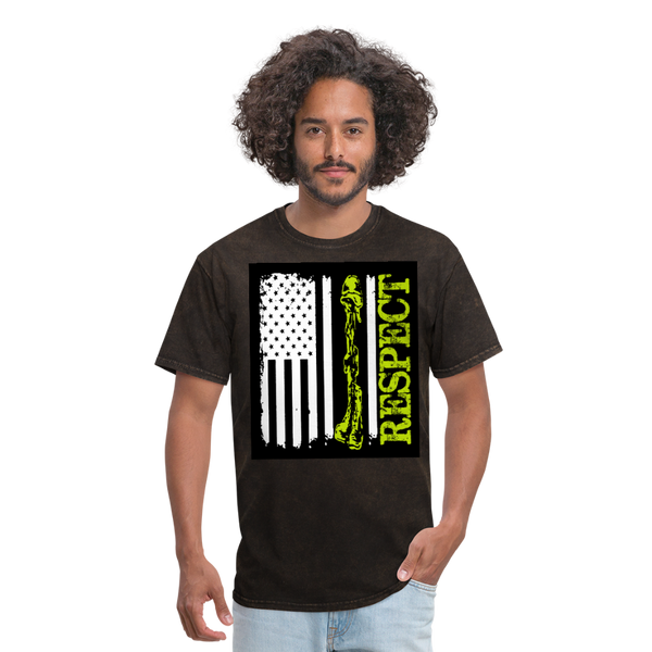 Respect The Veterans Men's T-Shirt - mineral black