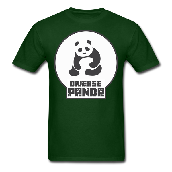 Diverse Panda (Alternative Version) Men's Classic T-Shirt - forest green