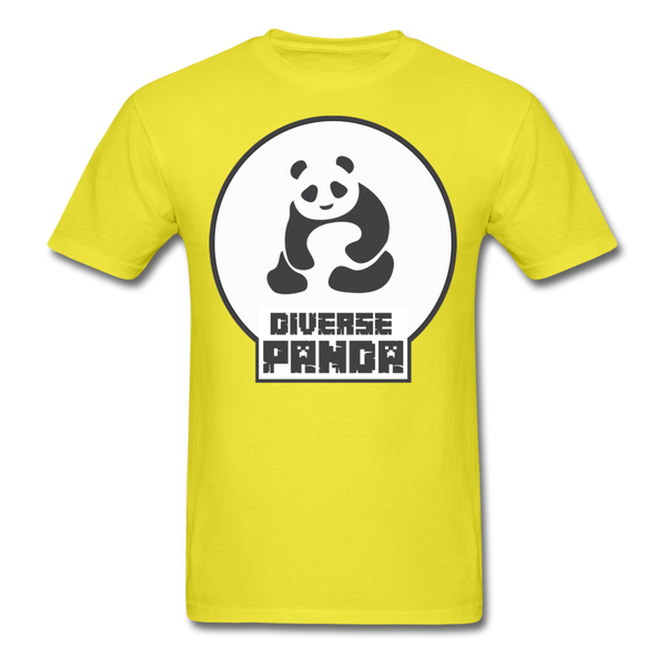 Diverse Panda (Alternative Version) Men's Classic T-Shirt - yellow