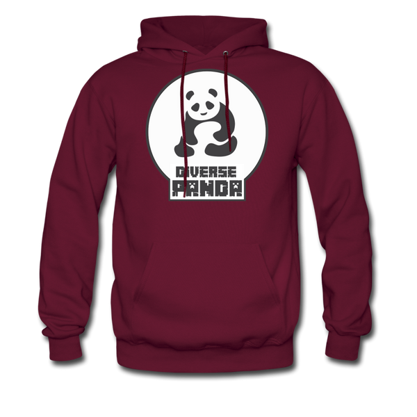 Diverse Panda (Alternative Version) Men's Hoodie - burgundy