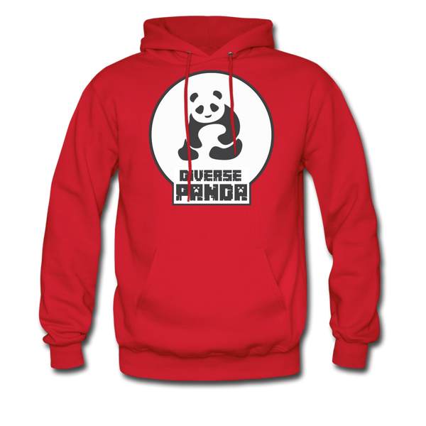 Diverse Panda (Alternative Version) Men's Hoodie - red