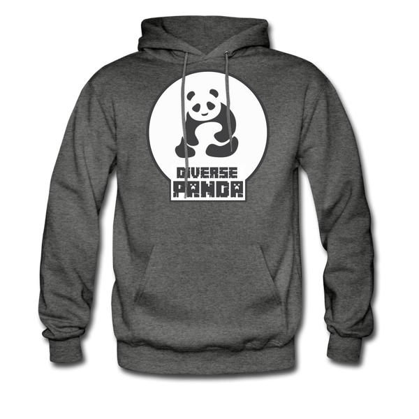 Diverse Panda (Alternative Version) Men's Hoodie - charcoal gray