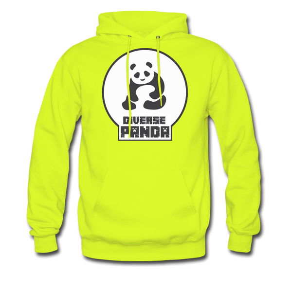 Diverse Panda (Alternative Version) Men's Hoodie - safety green