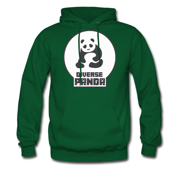 Diverse Panda (Alternative Version) Men's Hoodie - forest green