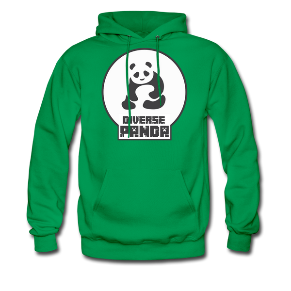 Diverse Panda (Alternative Version) Men's Hoodie - kelly green