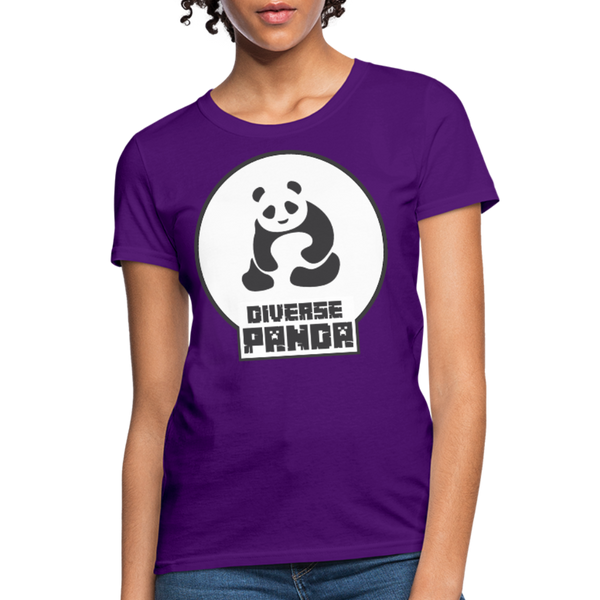 Diverse Panda (Alternative Version) Women's T-Shirt - purple