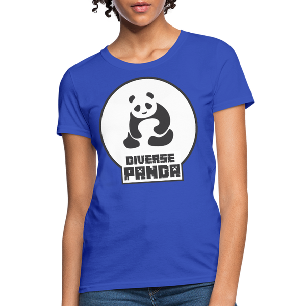 Diverse Panda (Alternative Version) Women's T-Shirt - royal blue