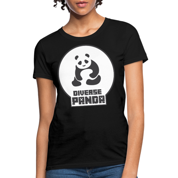 Diverse Panda (Alternative Version) Women's T-Shirt - black