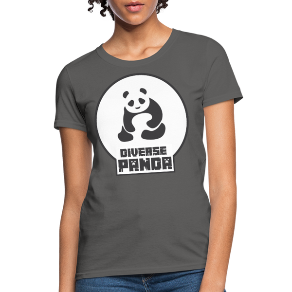 Diverse Panda (Alternative Version) Women's T-Shirt - charcoal